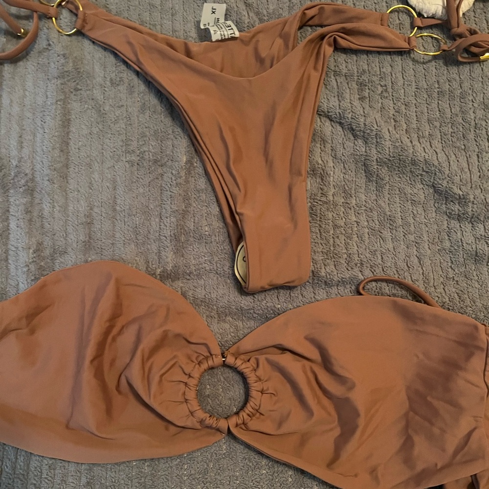 Swimwear bikini bottom and top